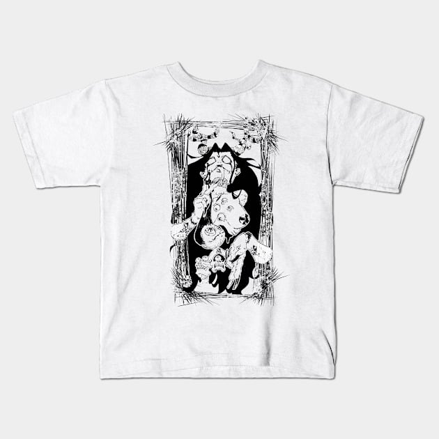 Vodum Girl Kids T-Shirt by Vitor951